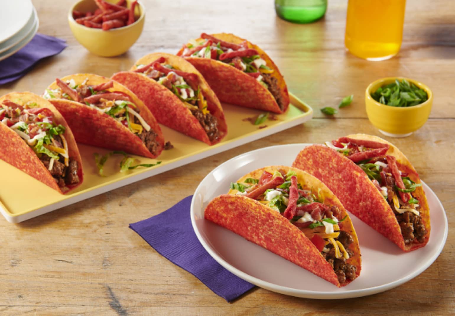 DoubleCheeseBaconBeefTakisFuegoTacos